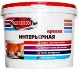 Краска для интерьеров акриловая, 1,3 кг, 3 кг, 7 кг, 14 кг, 25 кг